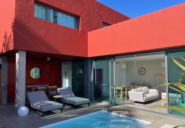 Villa/Dettached house in Maspalomas - Villa with private pool Salobre Villas Tabaibas 